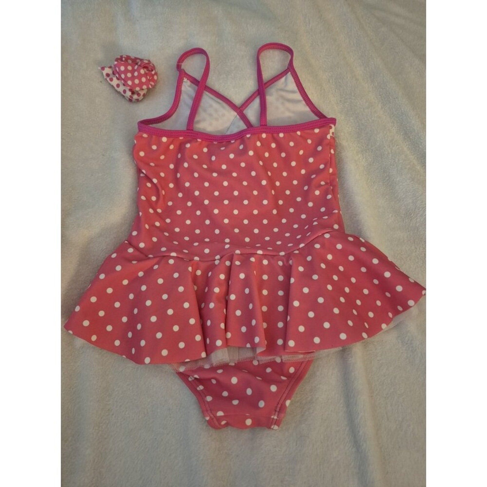 Girls Minnie Mouse Swimsuit Size 6X