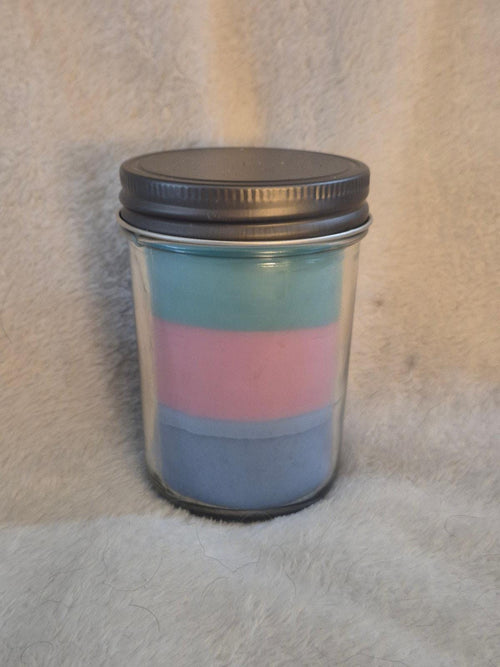 "Hand-poured Citrus Burst scented candle 9oz with orange, lemon zest and grapefruit notes"