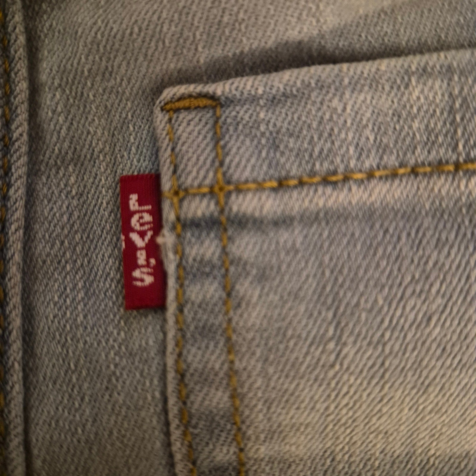 Levi's Baby 12M Light Wash Denim Pull On Shorts Drawstring Elastic Waist NWOT