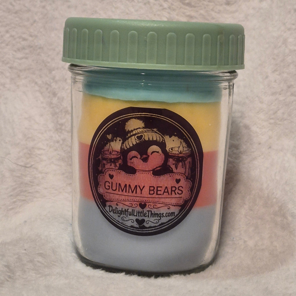 Homemade "Gummy Bears" Candle