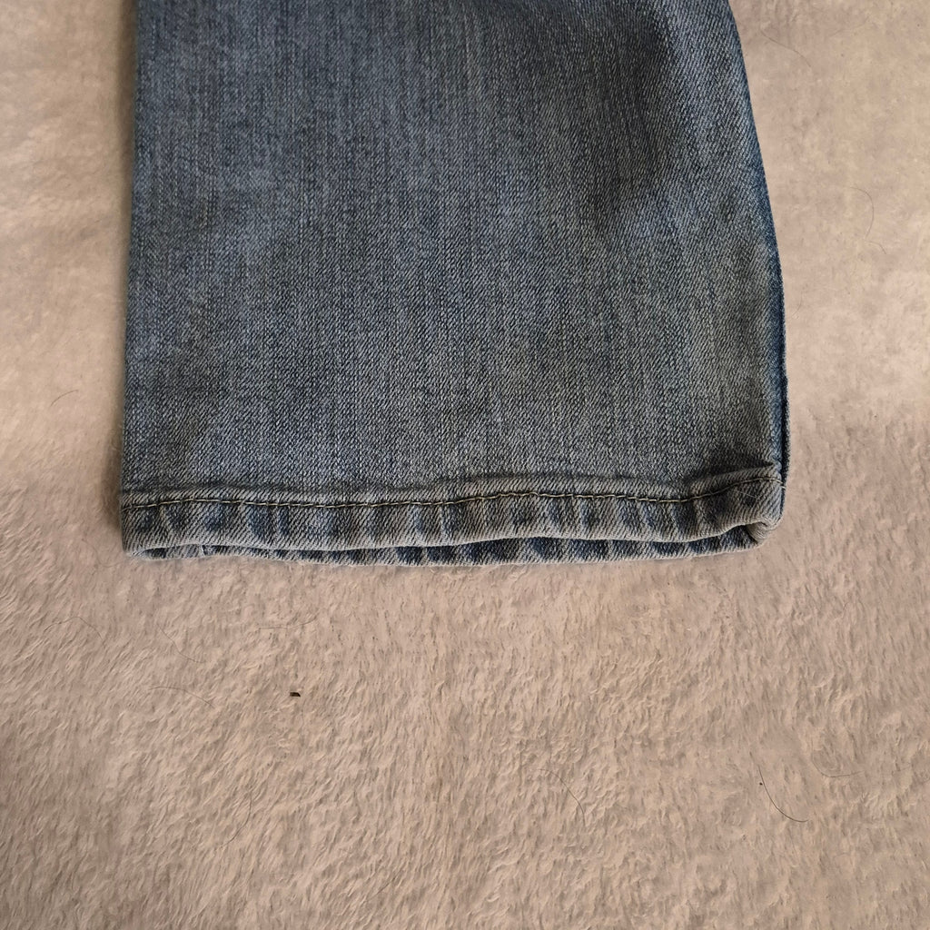 Levi’s 505 Regular Fit Straight Leg Jeans Mens 32x30 Light Wash Blue Denim