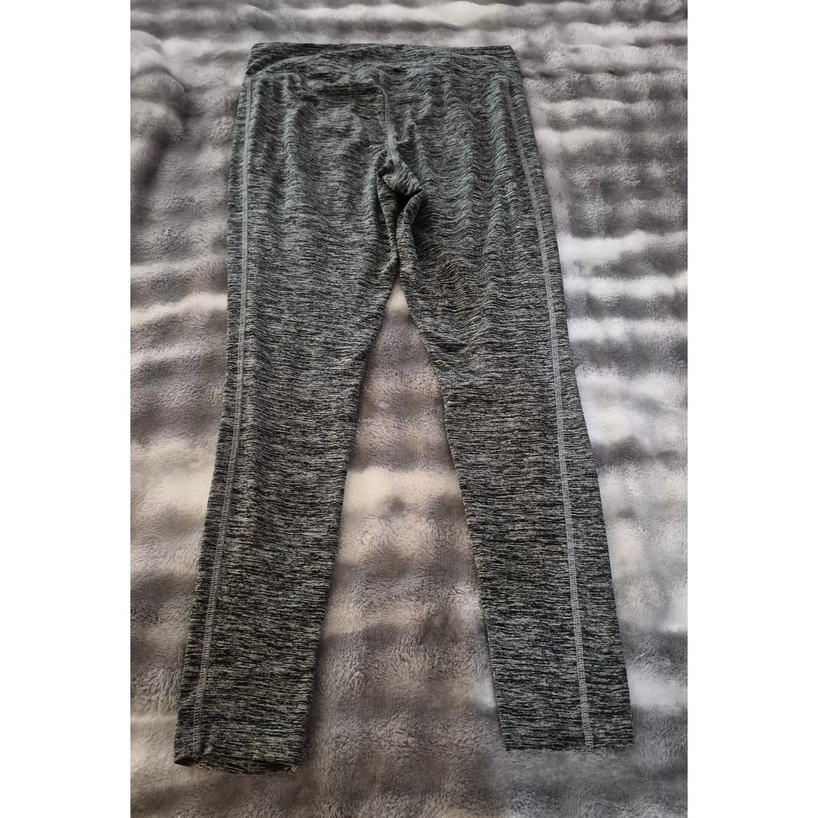 Jockey Sport Grey Space Dye Active Leggings - Women's Size Medium