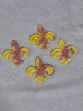 "Strawberry lemonade Fleur-de-Lis shaped wax melts, handmade scented wax melts by Delightful Homemade Things"