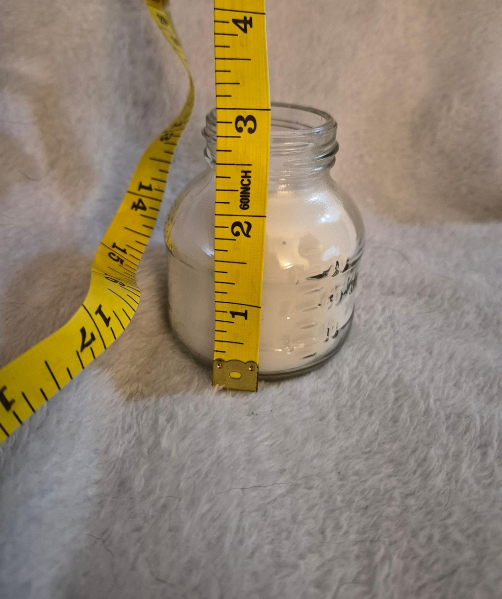 "Hand-poured Sparkling Vanilla scented candle 4oz, warm creamy vanilla fragrance, small-batch artisan candle"