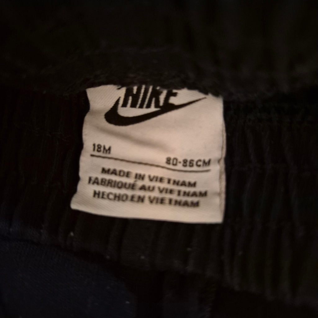 Nike Toddler Shorts Black Orange Logo 18M