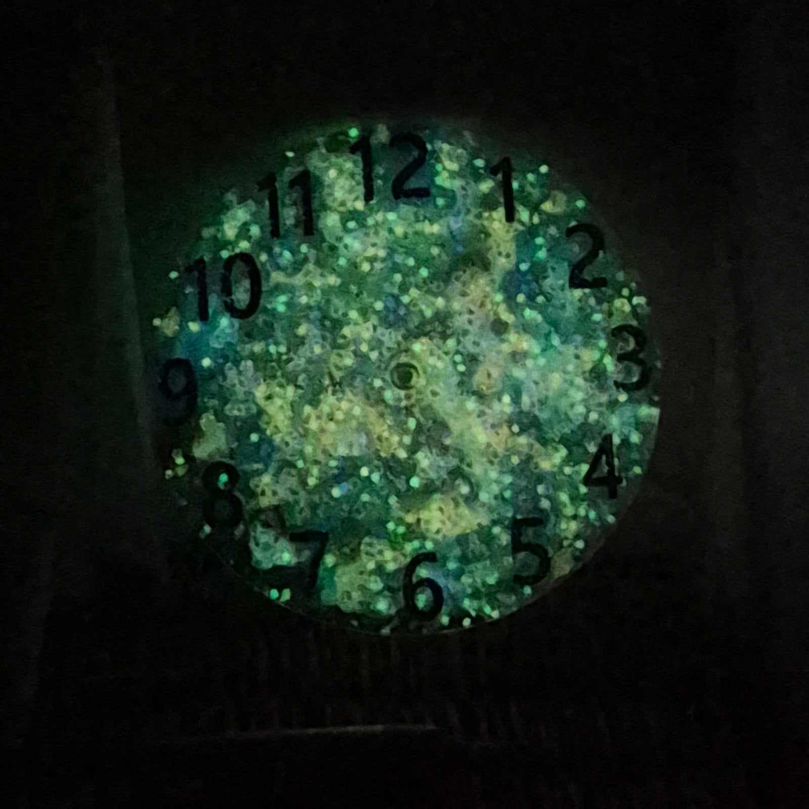 Glow-In-The-Dark Wall Clock