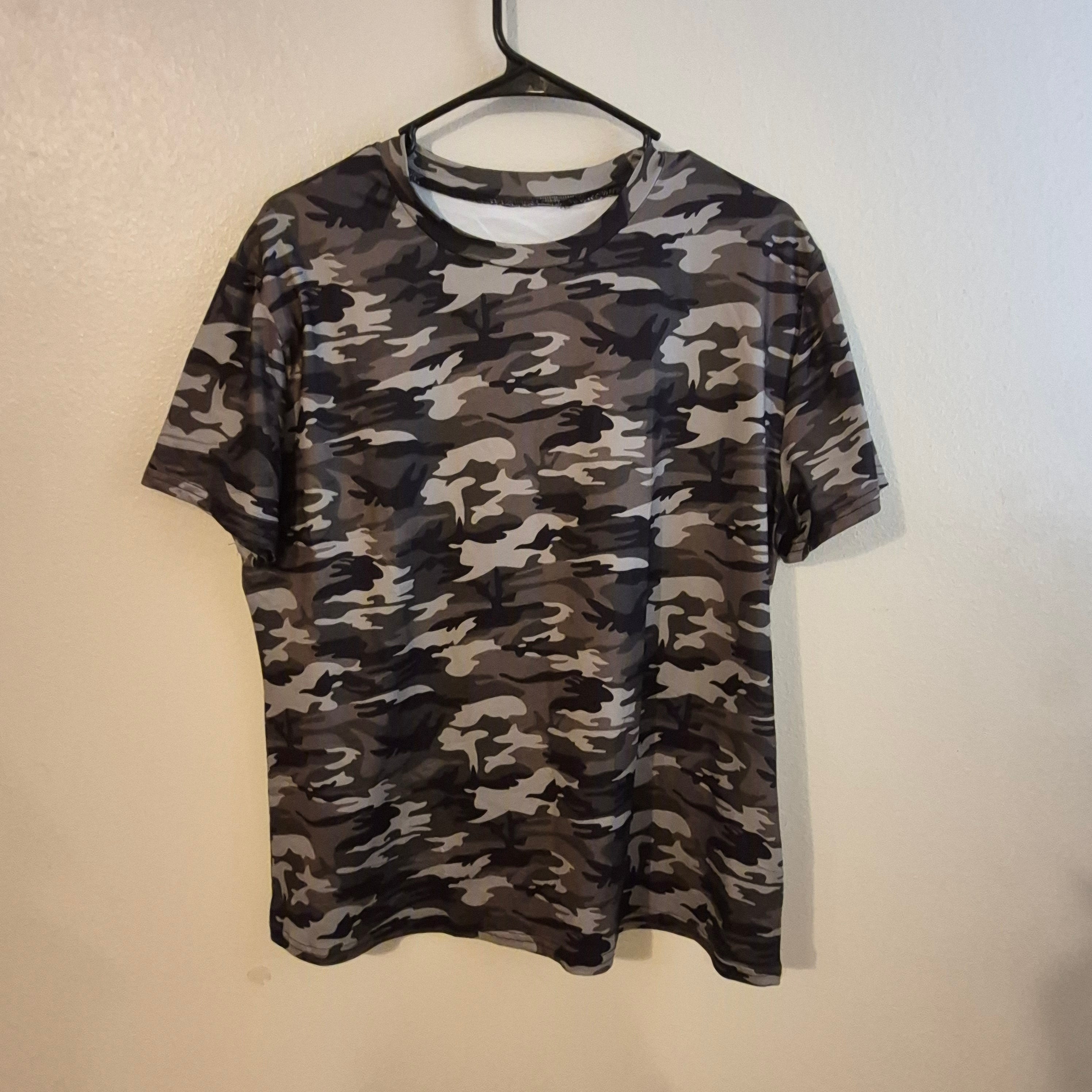 Womens Camo Shirt, XL