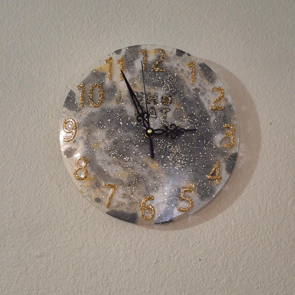 Custom Handmade Resin Clock