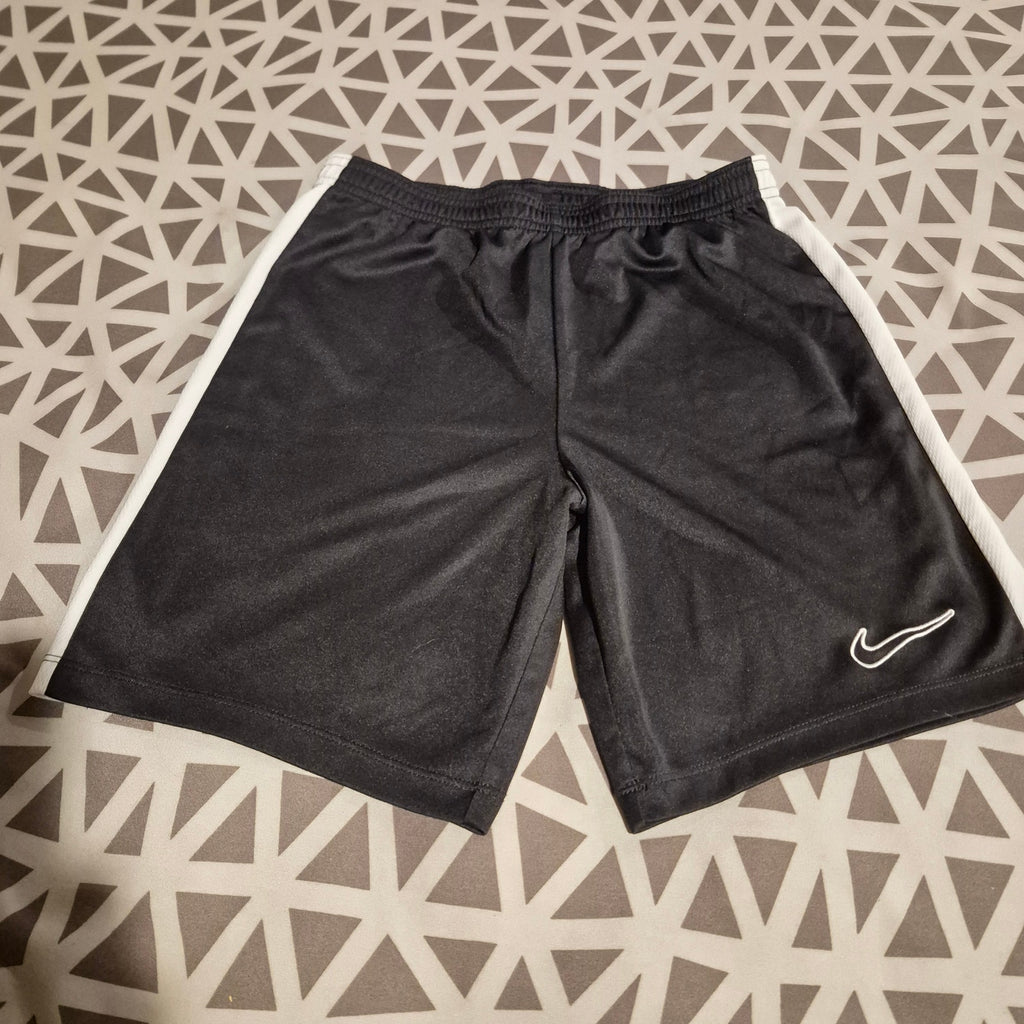 Nike Dri-Fit Black Graphic Stripe Athletic Shorts Men's Large - Minor Snag
