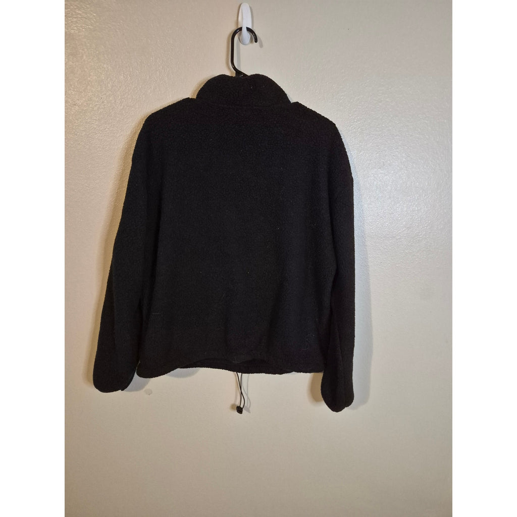 No Boundaries Black Sherpa Quarter-Zip Pullover Sweatshirt - XXL (19)