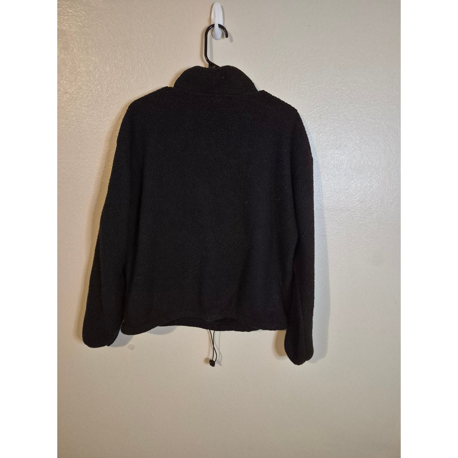 No Boundaries Black Sherpa Quarter-Zip Pullover Sweatshirt - XXL (19)