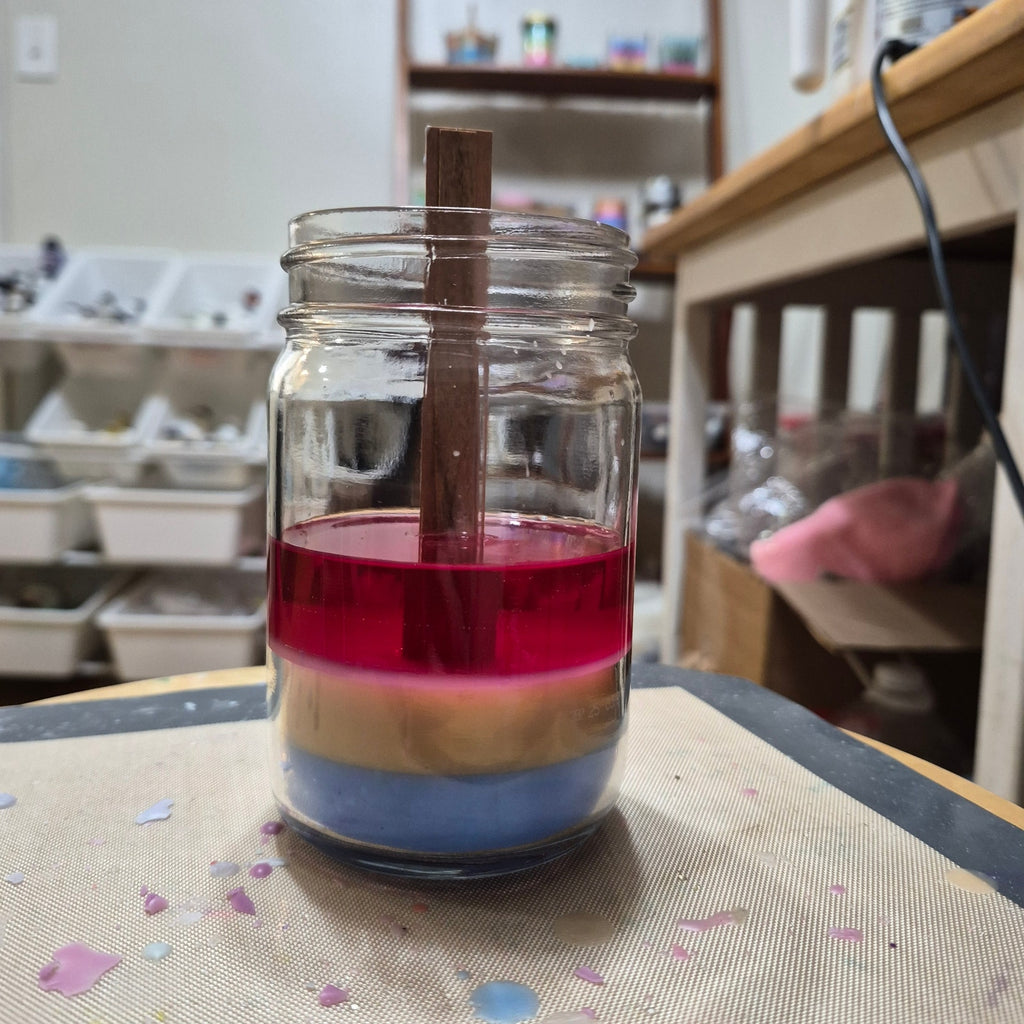 Homemade "Bird of Paradise" Candle, 12 oz