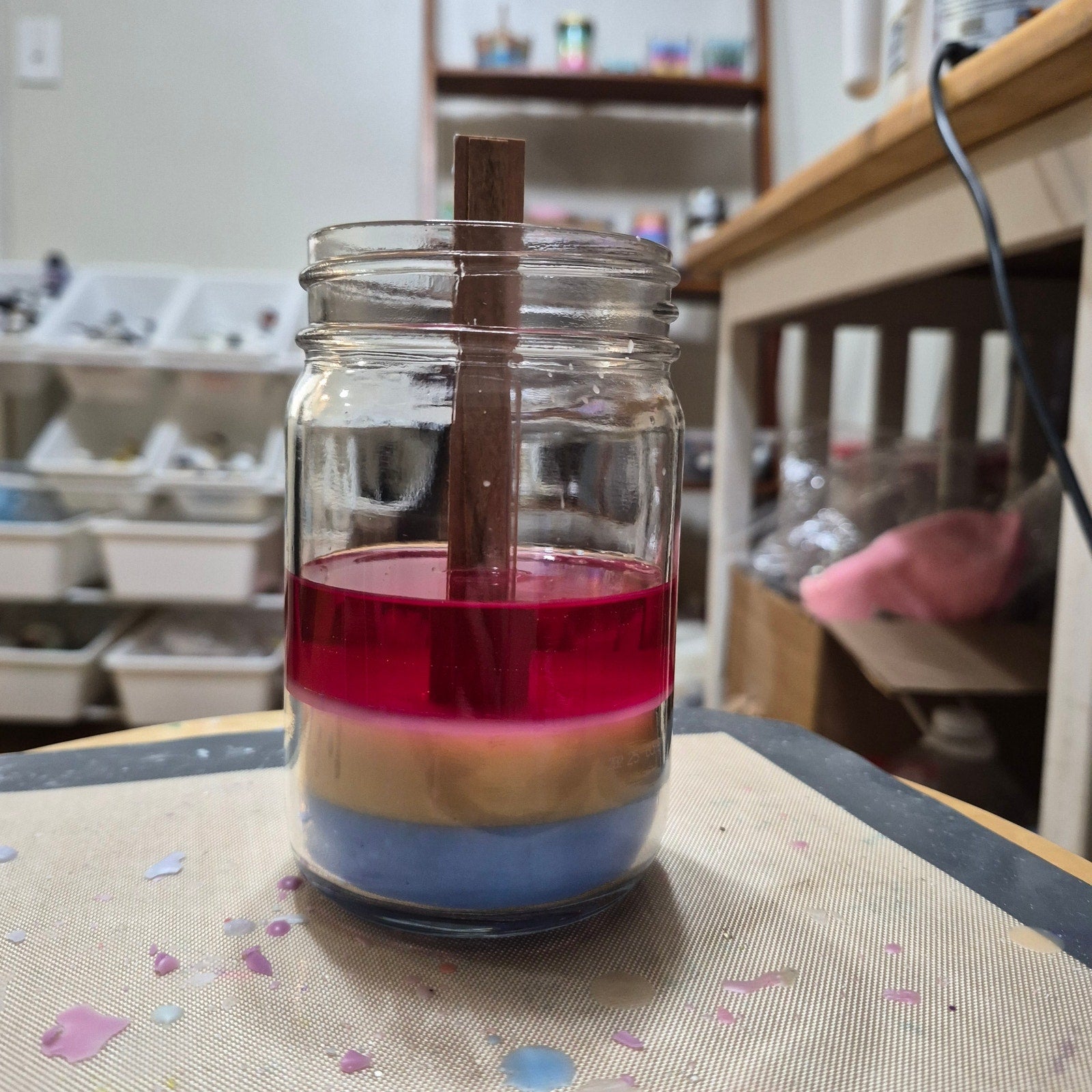 Homemade "Bird of Paradise" Candle, 12 oz