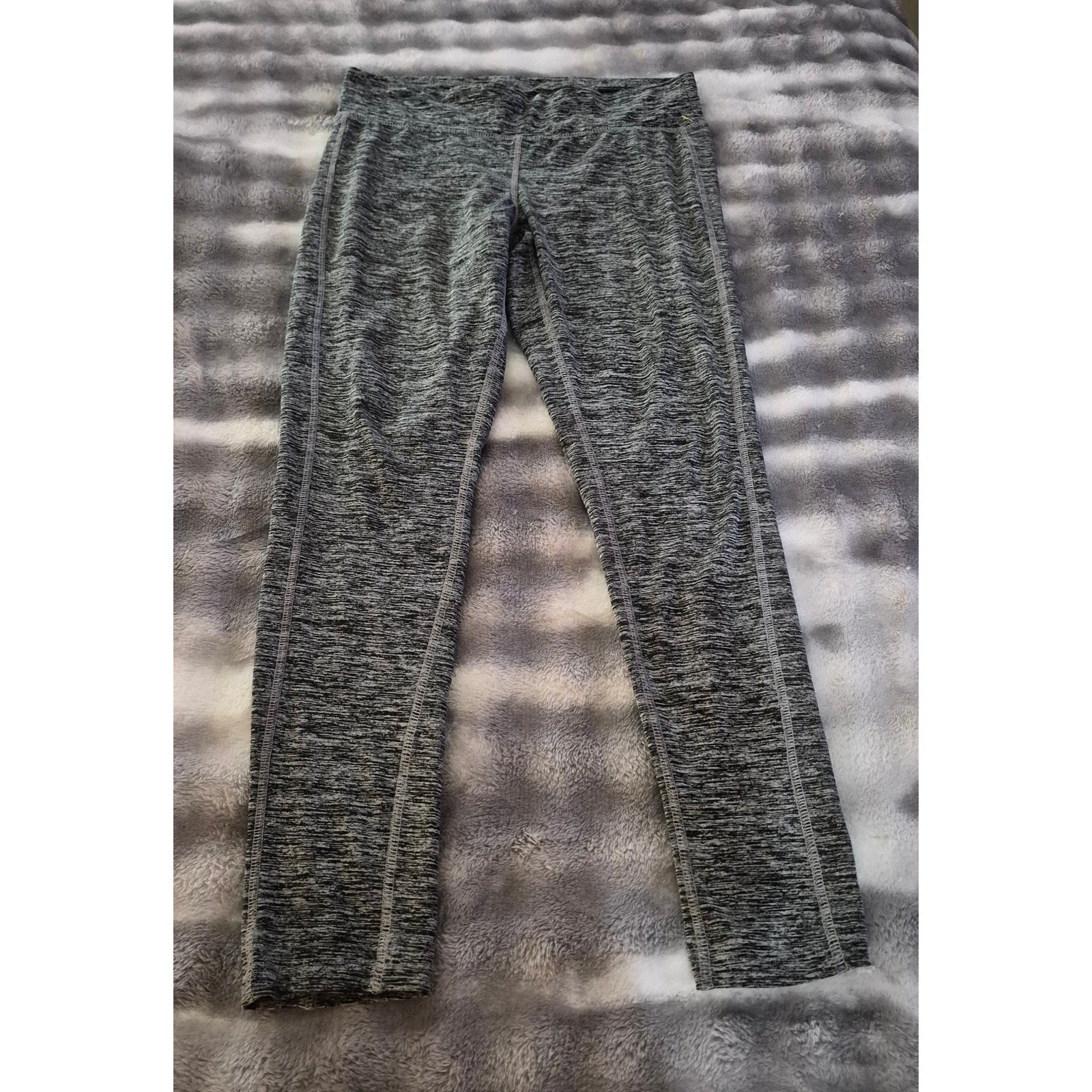 Jockey Sport Grey Space Dye Active Leggings - Women's Size Medium