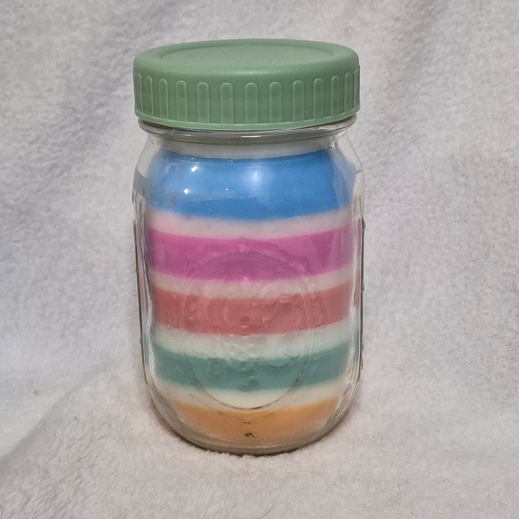 Birthday Cake & Vanilla Buttercream Scented Mason Jar Candle | Delight-ful Little Things