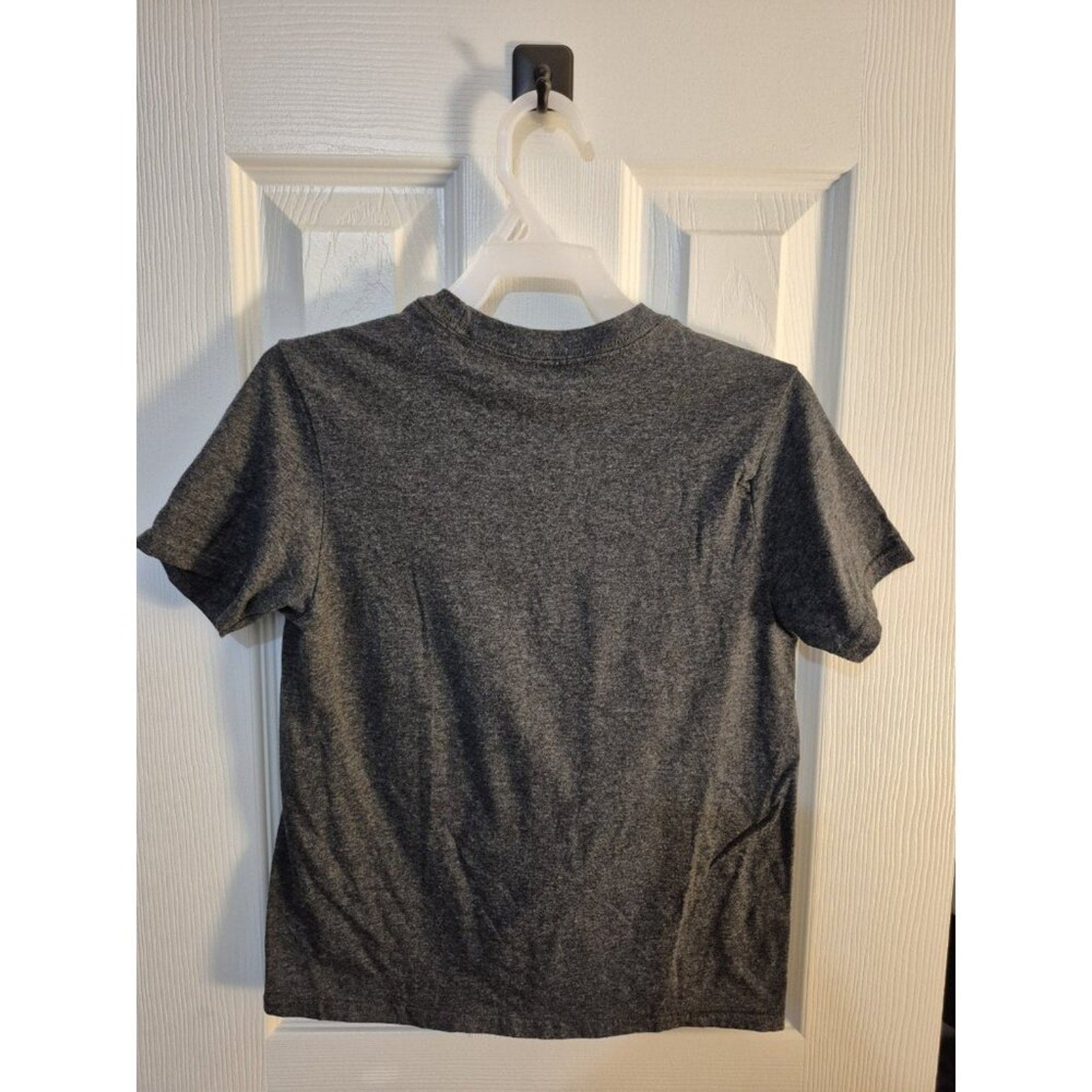 Pokémon shirt Boys size Small Gray Pikachu Halloween Pumpkins short sleeve