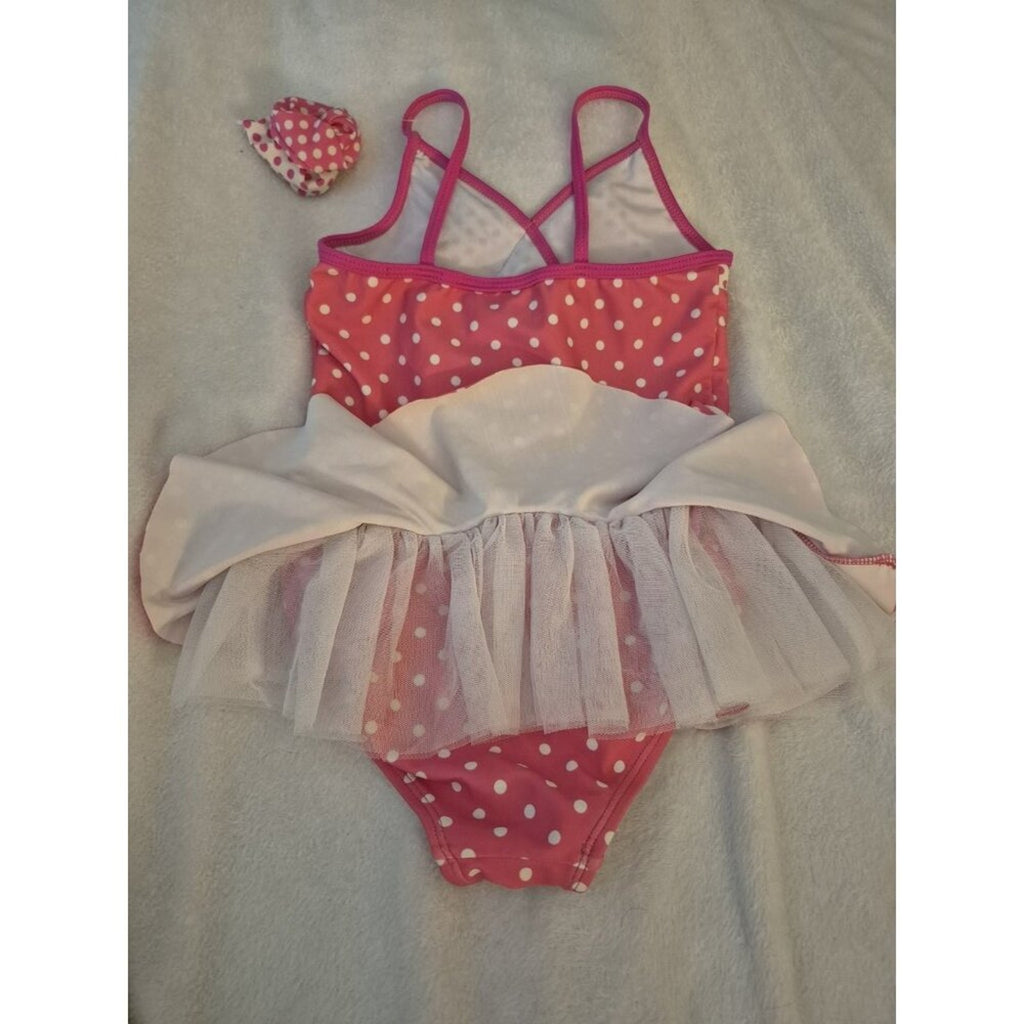 Girls Minnie Mouse Swimsuit Size 6X