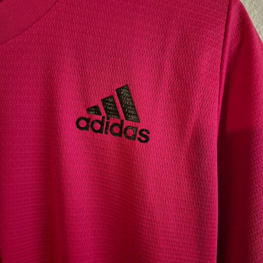 Adidas HEAT.RDY Freelift Men's Large Pink Short Sleeve Primegreen Training Shirt