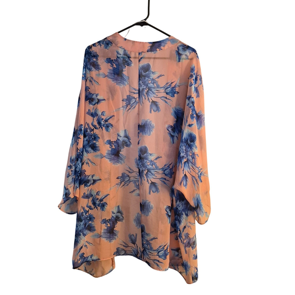Embrace Los Angeles Sheer Floral Duster Cardigan - Size L