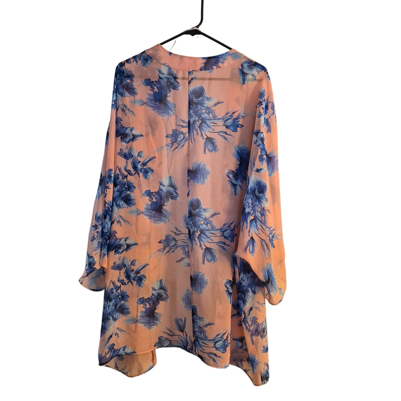 Embrace Los Angeles Sheer Floral Duster Cardigan - Size L
