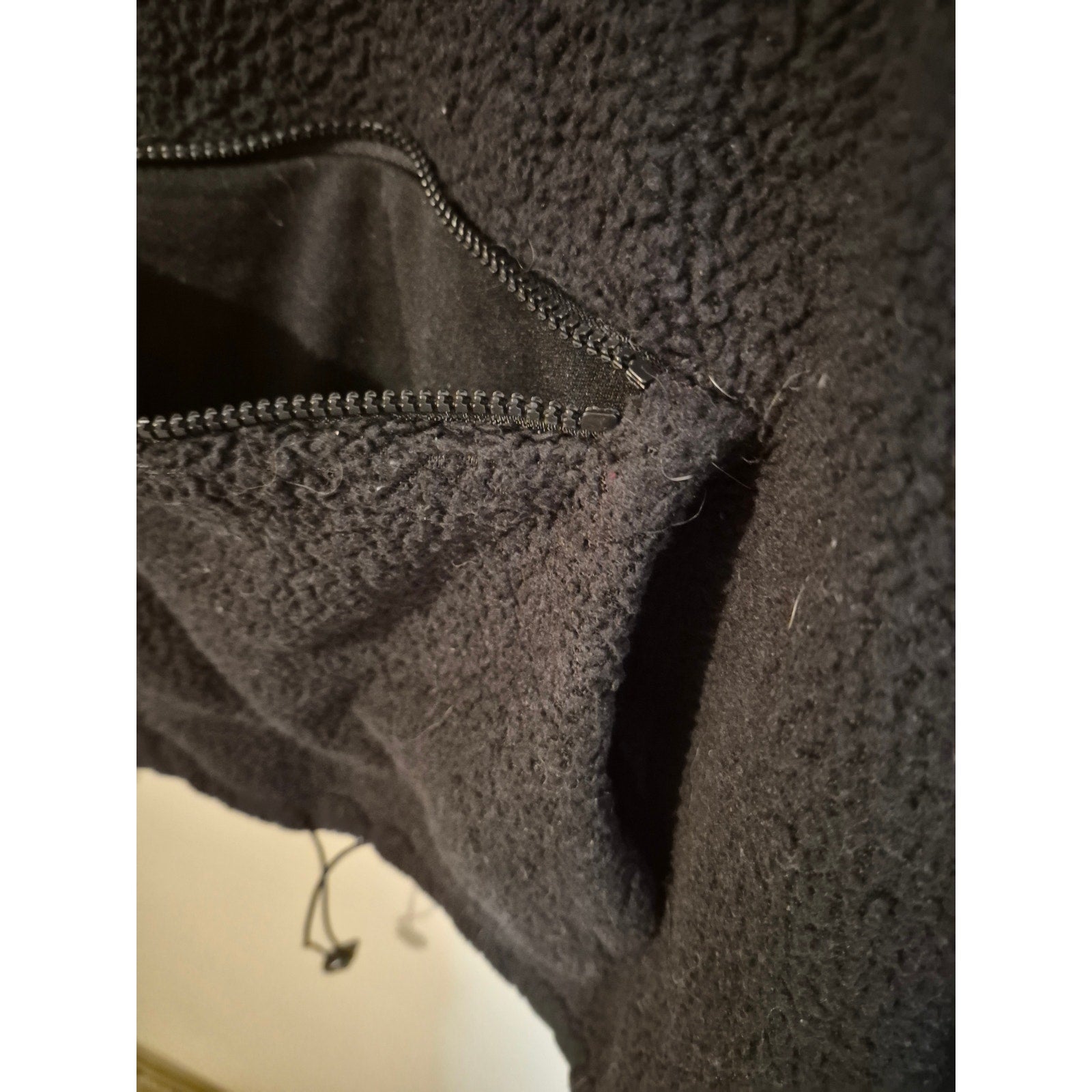 No Boundaries Black Sherpa Quarter-Zip Pullover Sweatshirt - XXL (19)