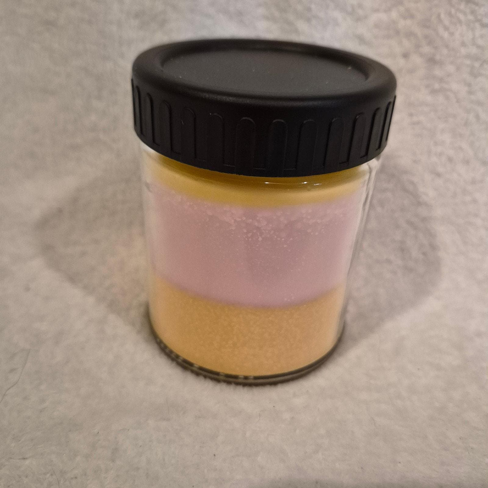 "Hand-poured Fruitylicious scented candle 9oz with tropical fruit fragrance by Delightful Homemade Things"
