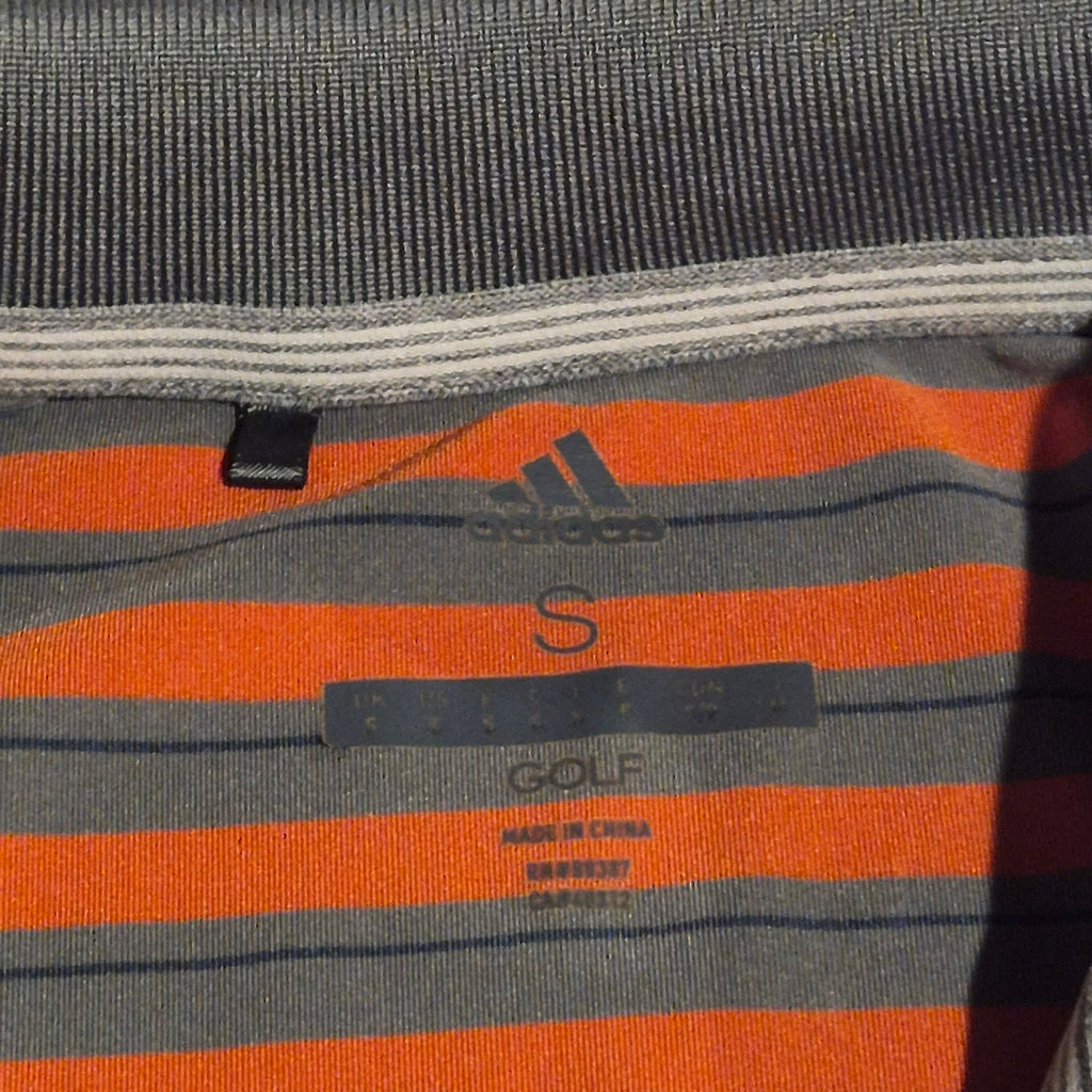 Adidas Golf Men’s Striped Polo Shirt - Size Small