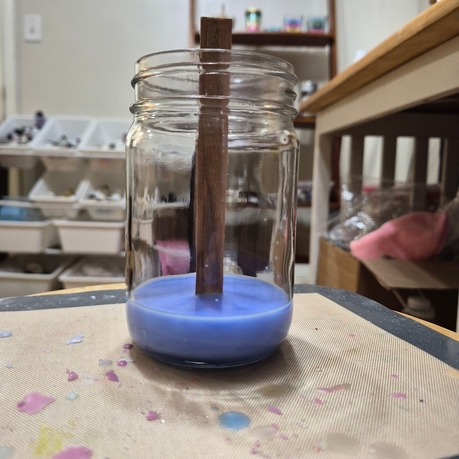 Homemade "Bird of Paradise" Candle, 12 oz