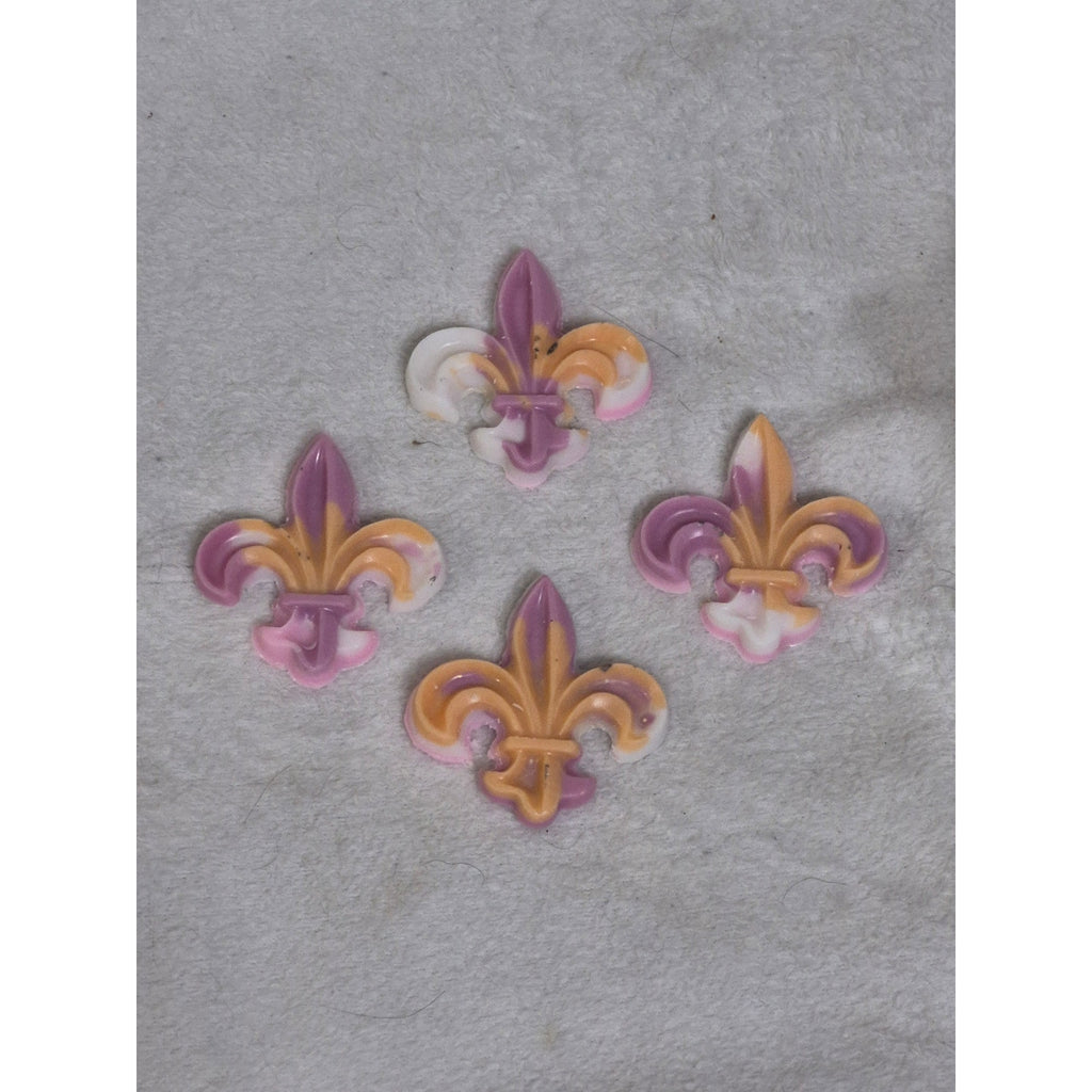Geaux-zy Orange Fleur-de-lis Wax Melts - Orange Bubblegum Scent