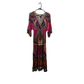 Flying Tomato Boho Maxi Dress - Vibrant Medallion Print - Size M