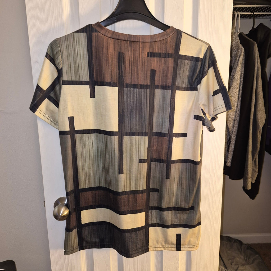 Womens Geometric Top, XL
