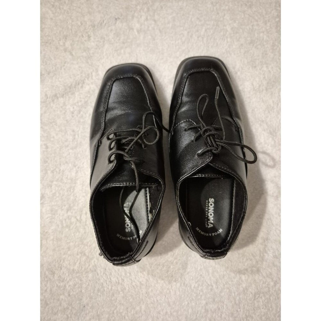 Boys Sonoma Dress Shoes, Black, Size 3