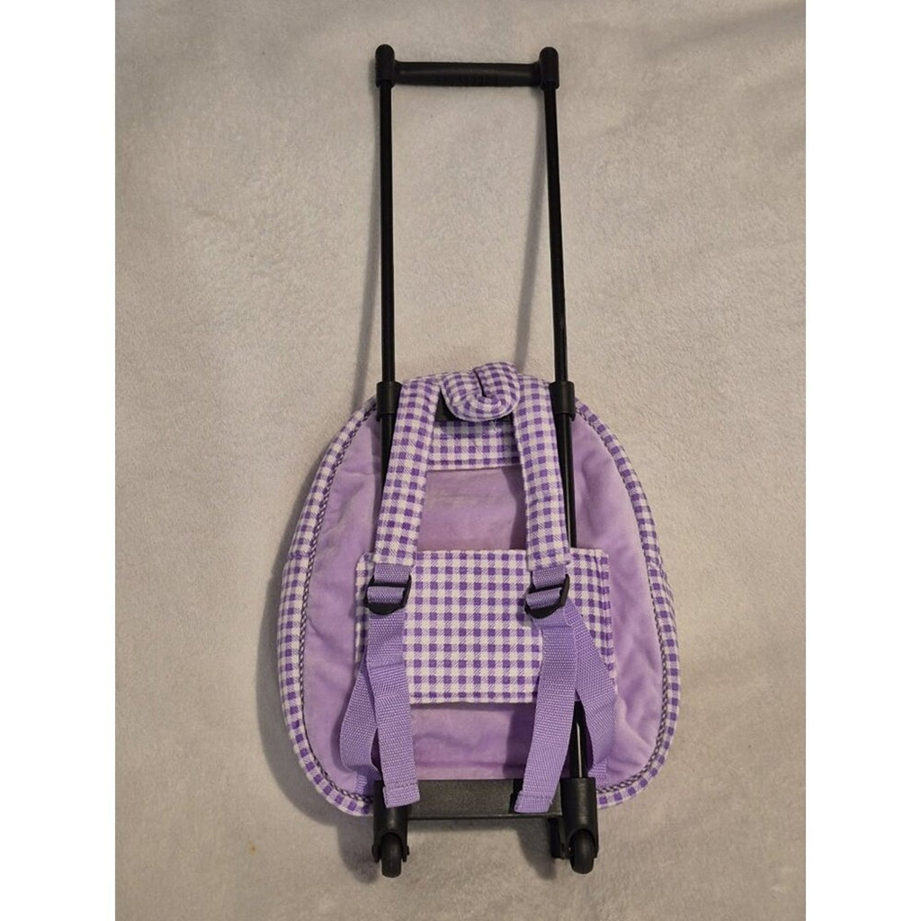 Plush Backpack With Detachable Rolling Frame