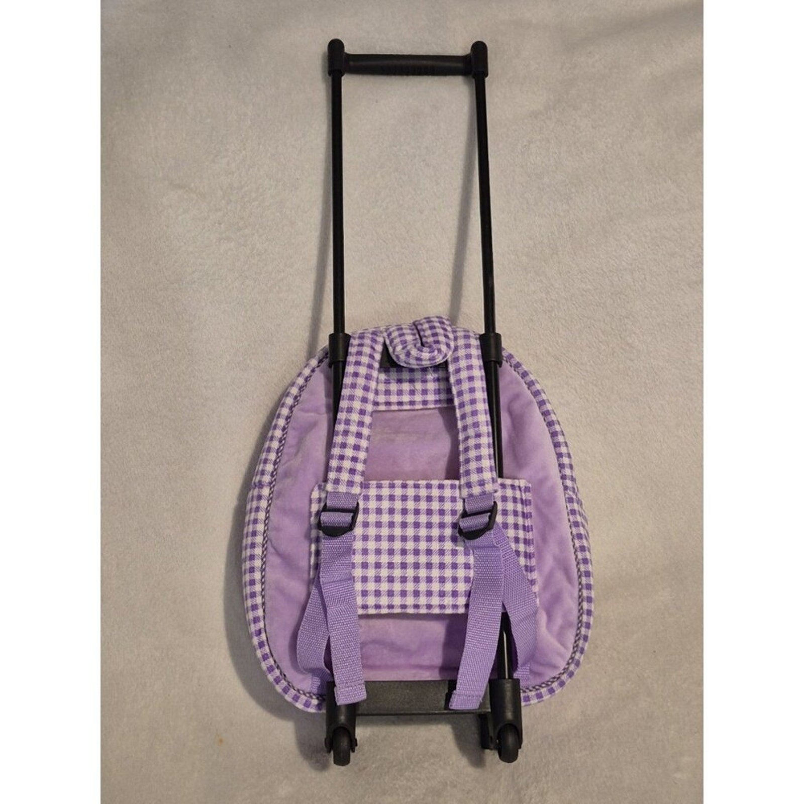 Plush Backpack With Detachable Rolling Frame