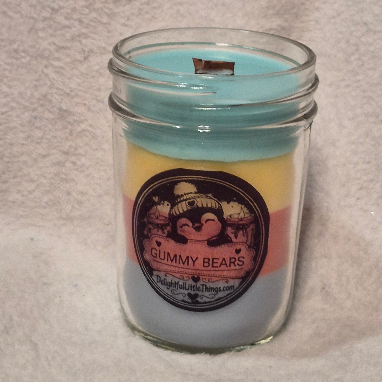 Homemade "Gummy Bears" Candle