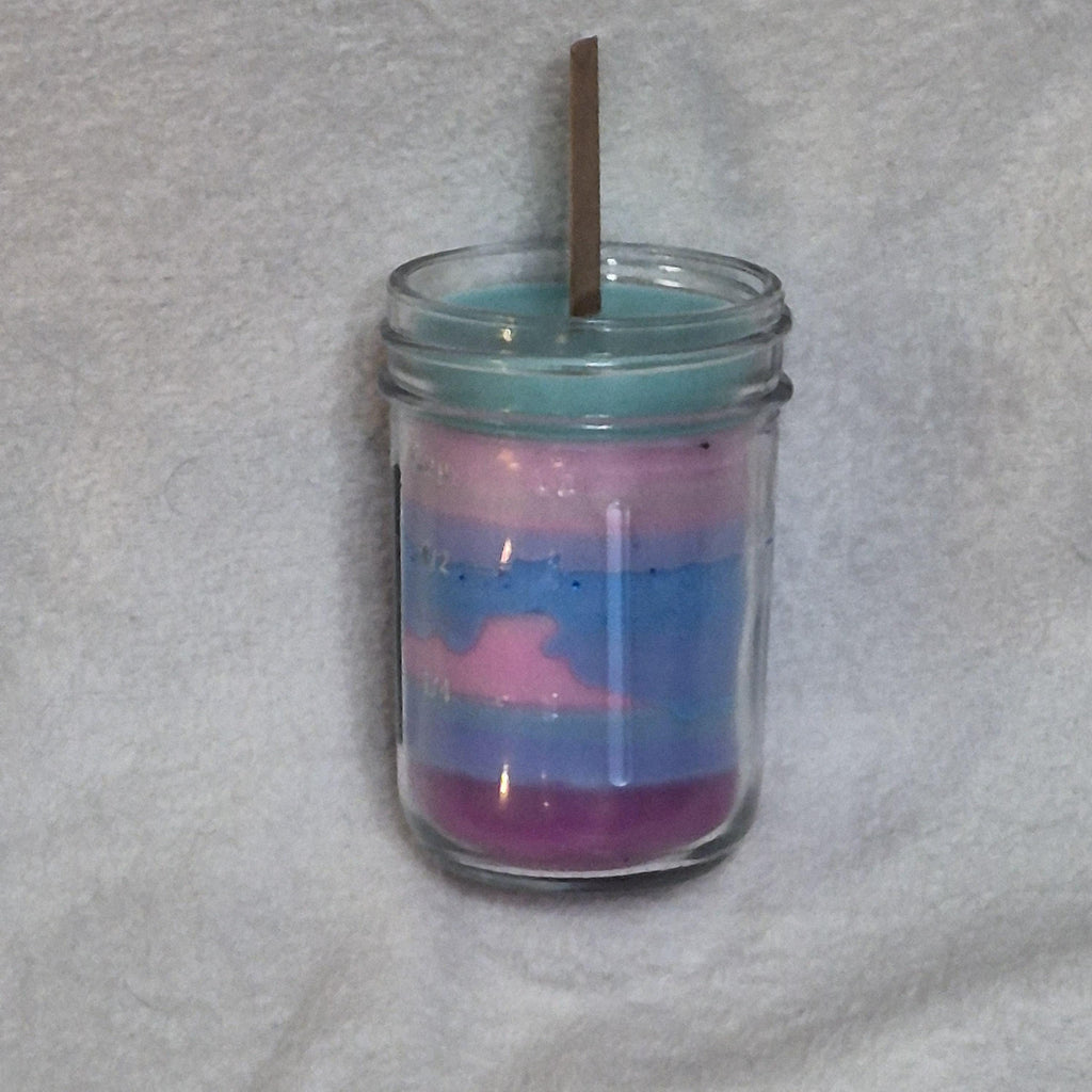 "Perfectly imperfect hand-poured mystery surprise scented candle, 9oz, small-batch artisan candle"