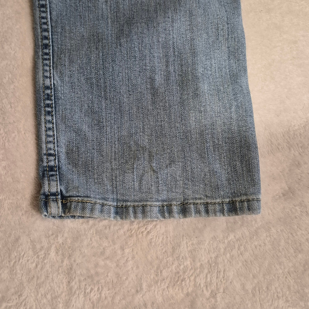 Levi’s 505 Regular Fit Straight Leg Jeans Mens 32x30 Light Wash Blue Denim