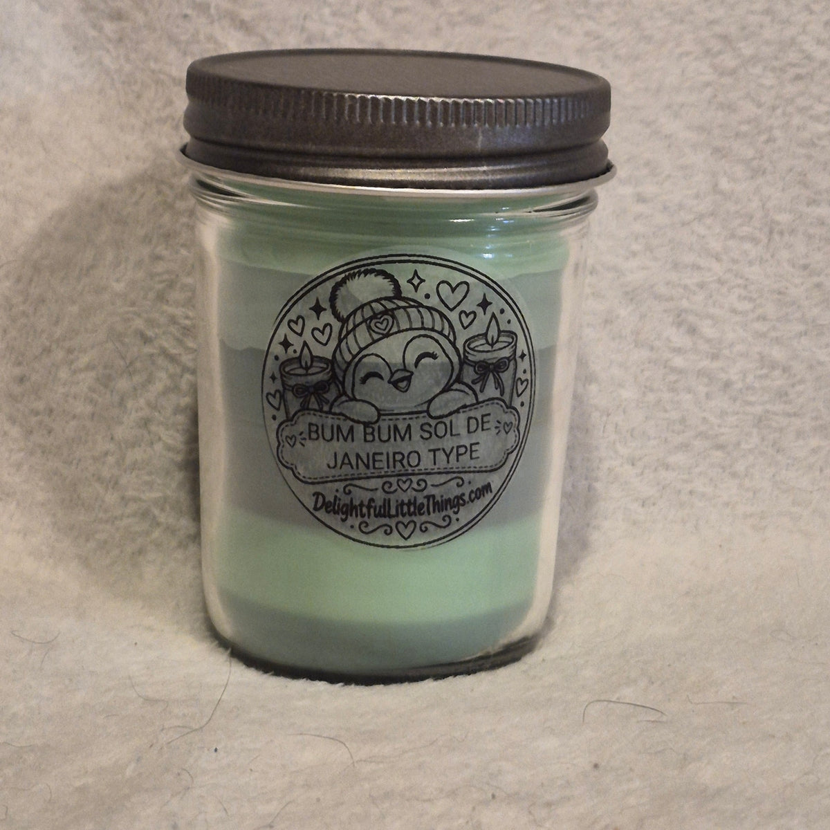 Homemade "BumBum Sol De Janeiro Type" Candle