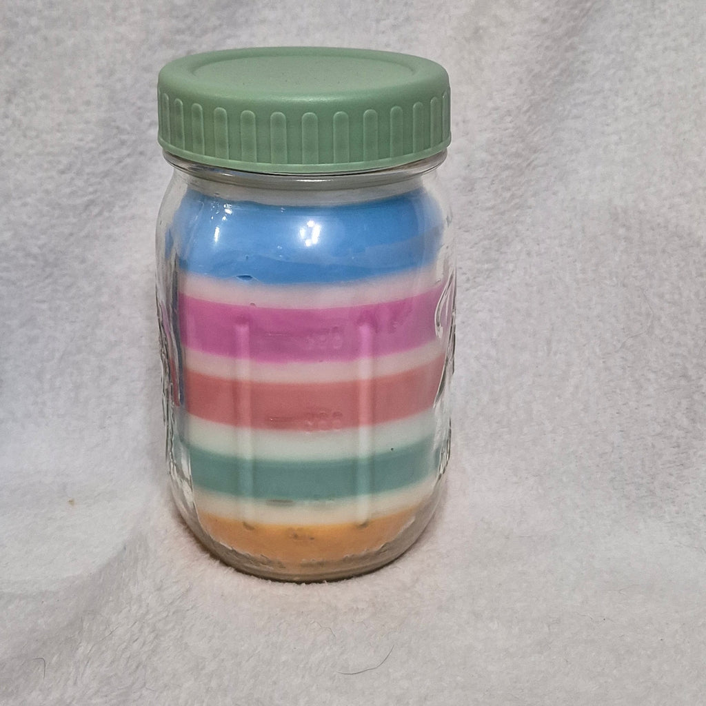 Birthday Cake & Vanilla Buttercream Scented Mason Jar Candle | Delight-ful Little Things
