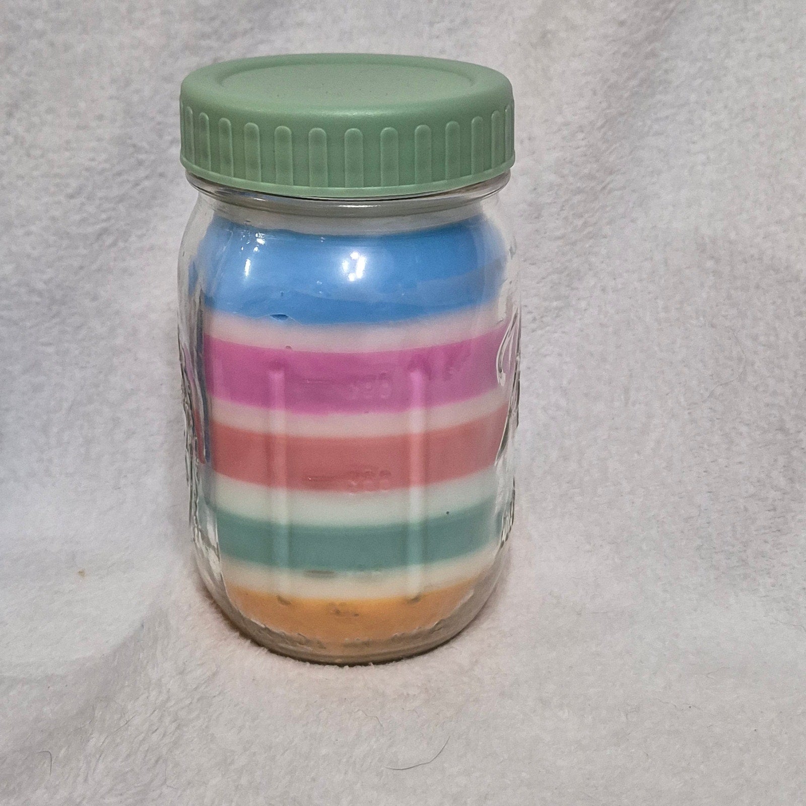 Birthday Cake & Vanilla Buttercream Scented Mason Jar Candle | Delight-ful Little Things