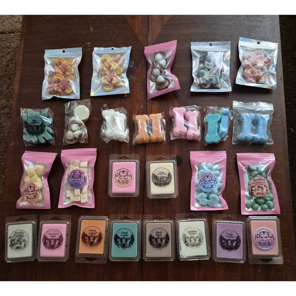 Fragrant Assorted Wax Melts, $4 each / 3 for $10