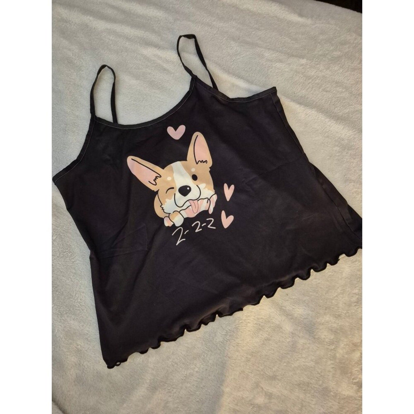 Womens Pajama Set, Sleepy Puppy