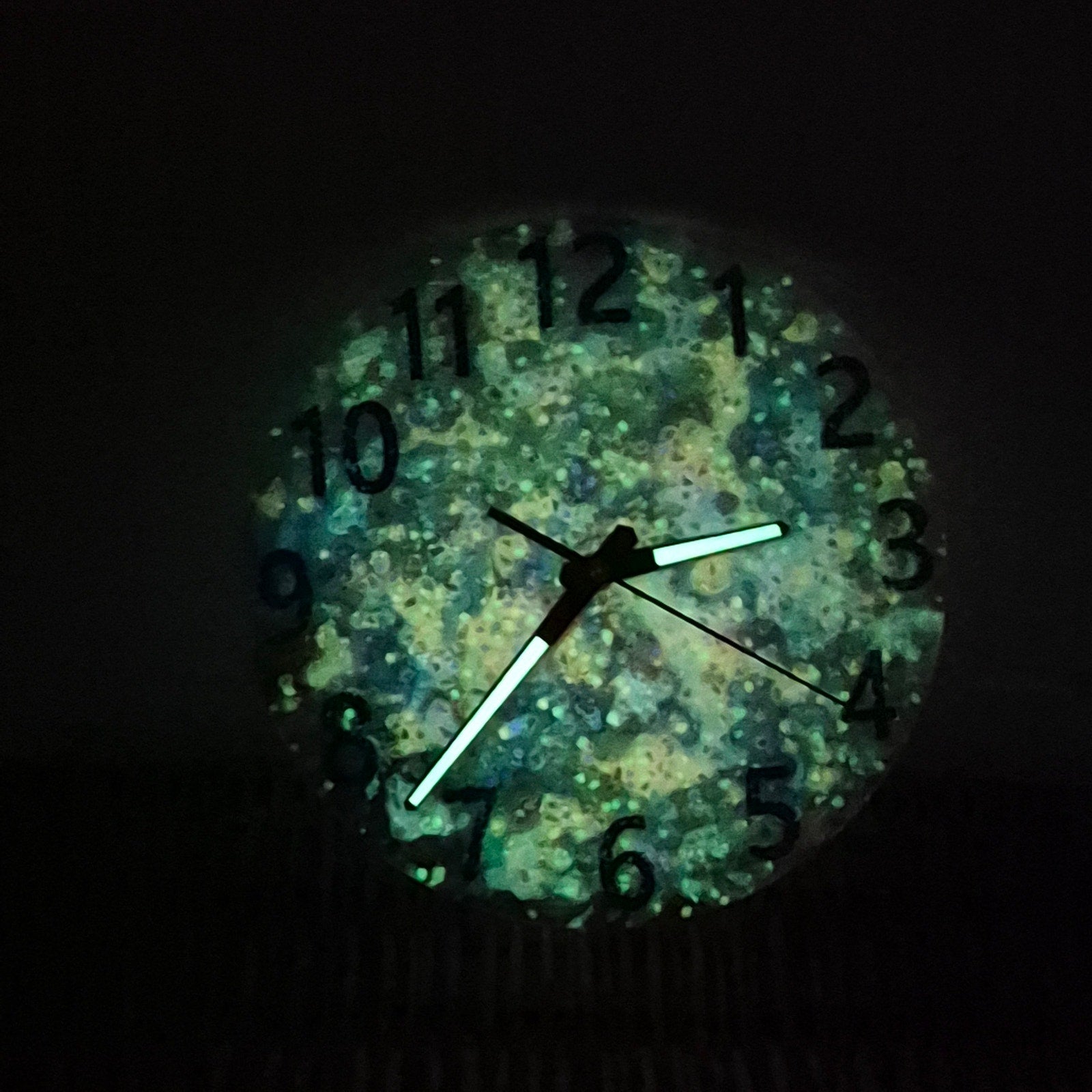 Glow-In-The-Dark Wall Clock
