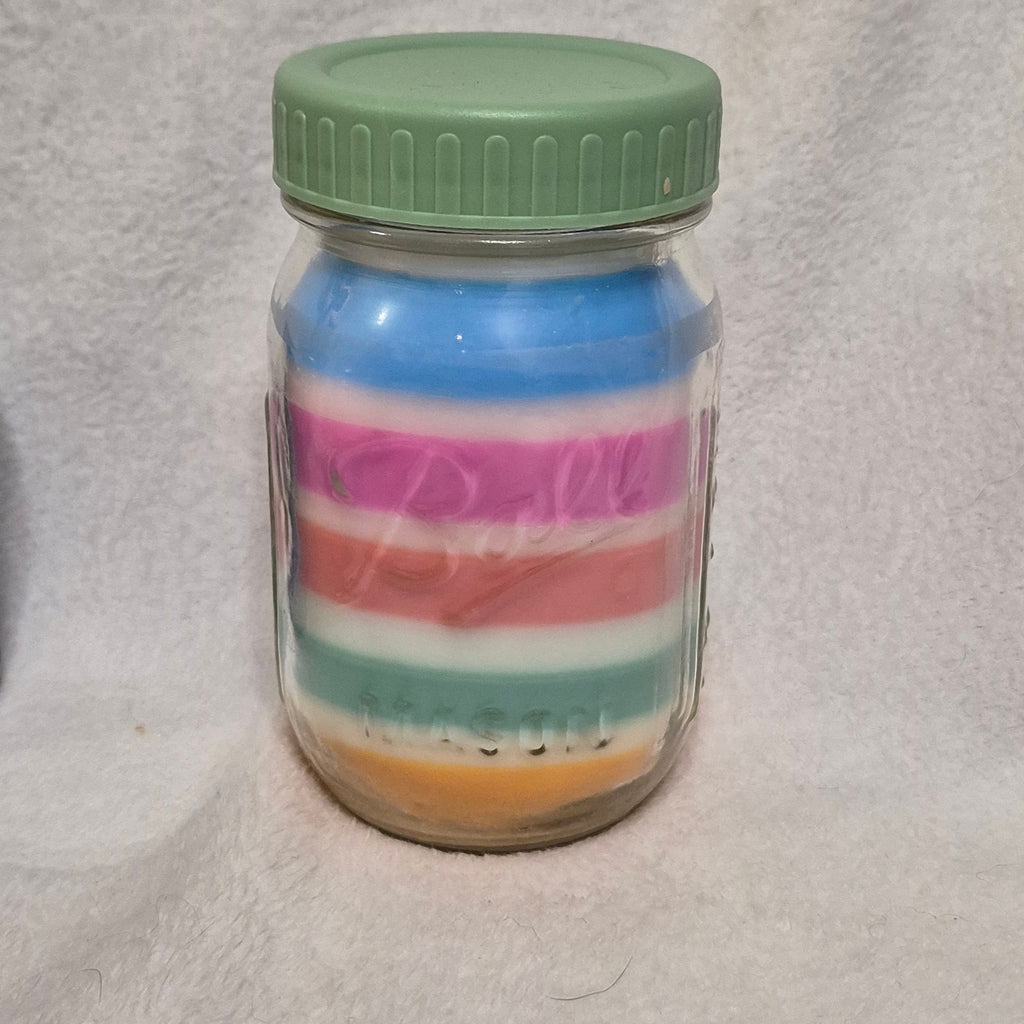 Birthday Cake & Vanilla Buttercream Scented Mason Jar Candle | Delight-ful Little Things