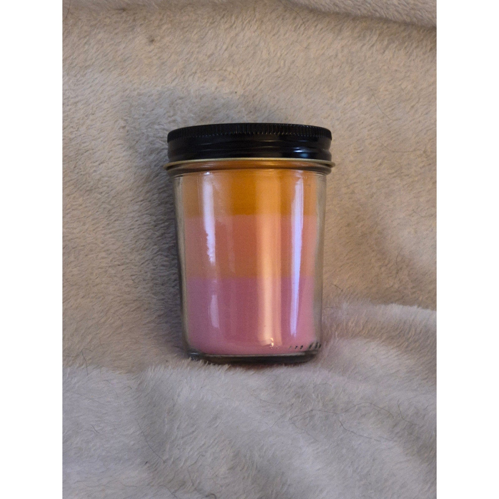 Homemade "Snow Kissed Sunrise" Candle