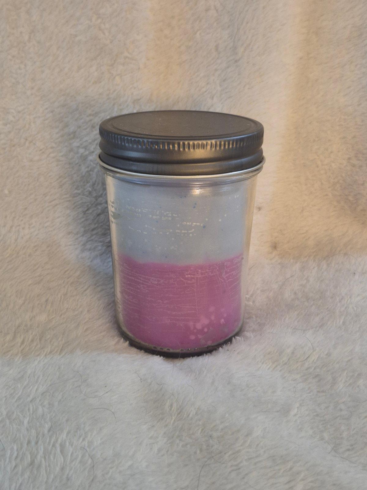 "Hand-poured Frosted Cranberry scented candle 9oz, small-batch artisan candle by Delightful Homemade Things"