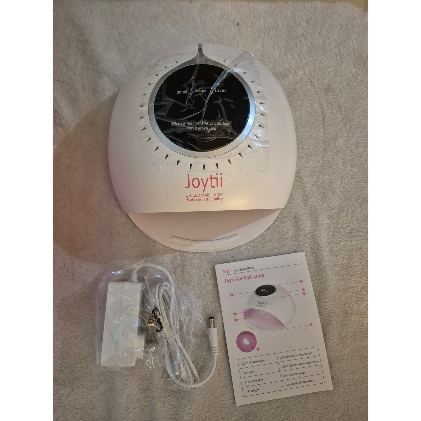 Joytii 82W Professional UV LED Nail Lamp - Quick Dry Gel Polish Light
