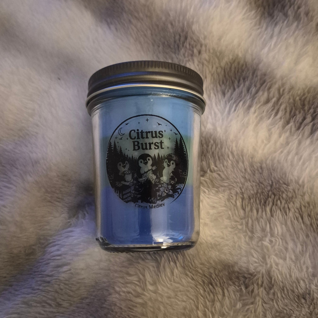 Homemade "Citrus Burst" Candle, 9oz