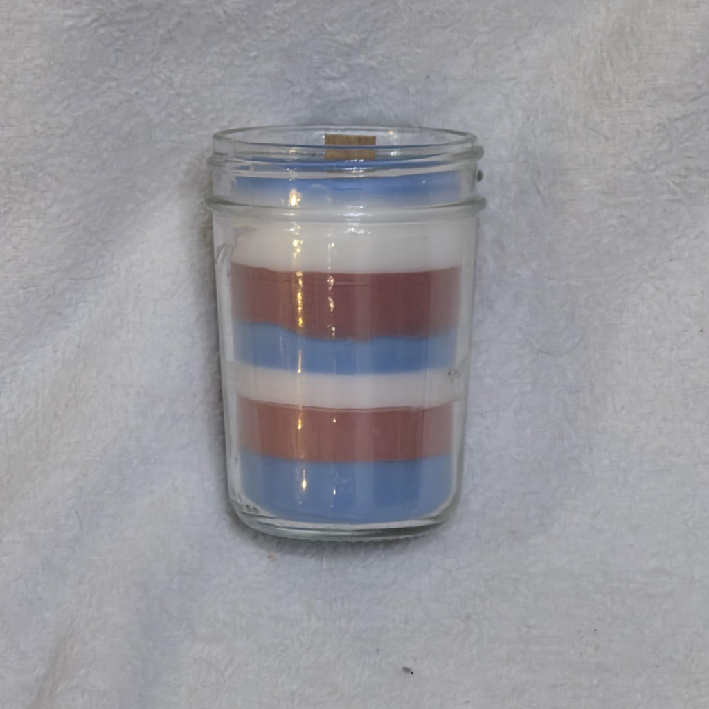 "Perfectly imperfect hand-poured mystery surprise scented candle, 9oz, small-batch artisan candle"