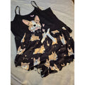 Womens Pajama Set, Sleepy Puppy